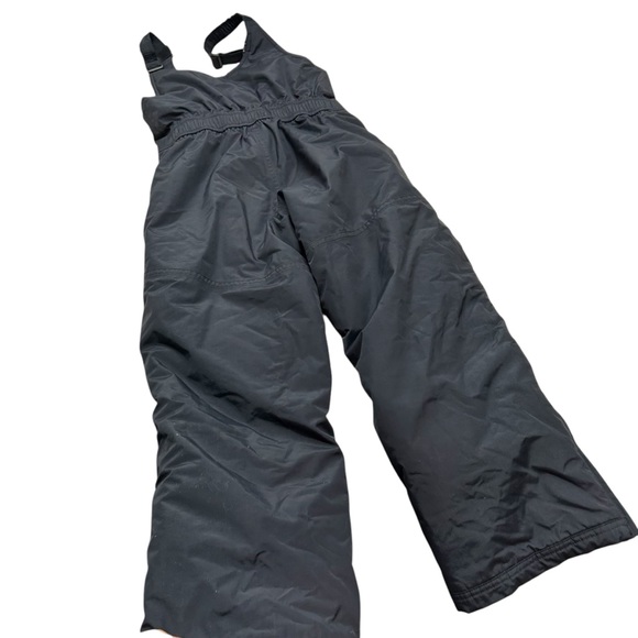 Kids LL bean black snow bib bed pants winter wear unisex size 8 waterproof - Picture 7 of 12
